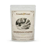 Crumb & Crust Premium Sourdough Starter Culture - Dehydrated Sourdough Starter w/Live Active Cultures for Artisan Bread Baking, Open Crumb & Crisp Crust - Natural Fermentation - Non-GMO - Made in USA