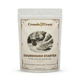Crumb & Crust Premium Sourdough Starter Culture - Dehydrated Sourdough Starter w/Live Active Cultures for Artisan Bread Baking, Open Crumb & Crisp Crust - Natural Fermentation - Non-GMO - Made in USA