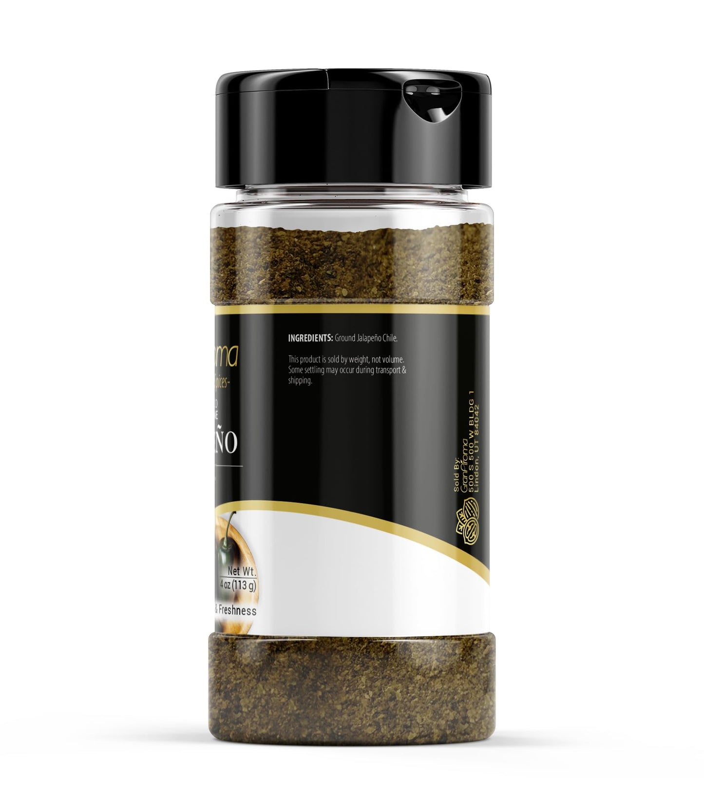 GranAroma Jalapeno Powder, 4 oz, Mexican Cuisine, Hot & Spicy