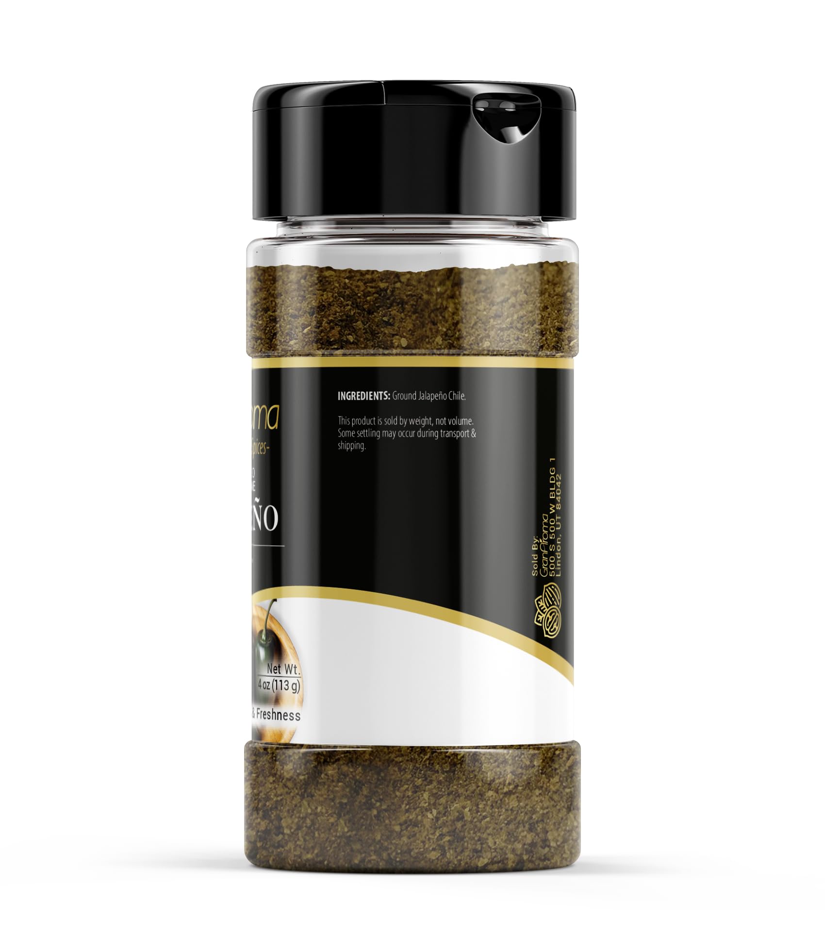 GranAroma Jalapeno Powder, 4 oz, Mexican Cuisine, Hot & Spicy