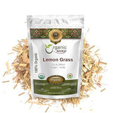 Organic Way Dried Lemongrass Fine Cut & Sifted | Herbal Tea (Cymbopogon citratus) - Organic & Kosher Certified | Raw, Vegan, Non GMO & Gluten Free |