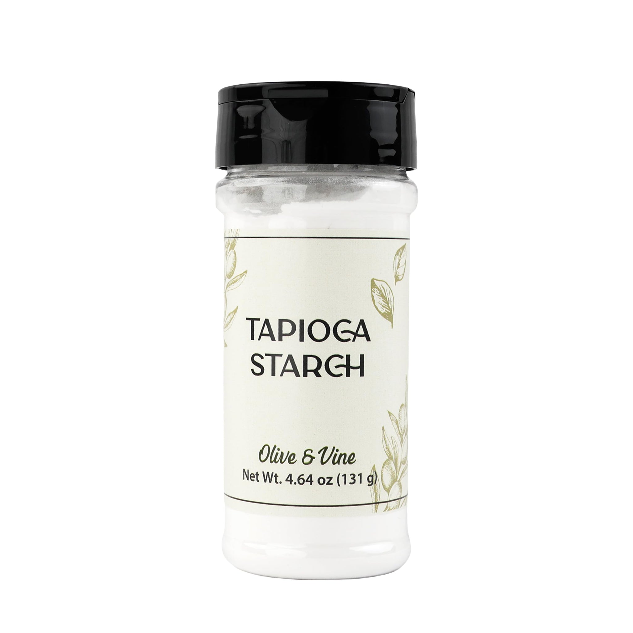 Olive & Vine Tapioca Starch, Neutral Flavor, For Baking & Thickening, Rich Tradition, Authentic Taste, For Global Recipes (4.64 Ounce)
