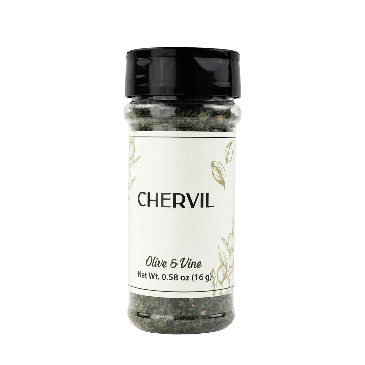 Olive & Vine Chervil, Subtle Anise Flavor, For Sauces & Salads, Rich Tradition, Authentic Taste, For Global Recipes (0.58 Ounce)
