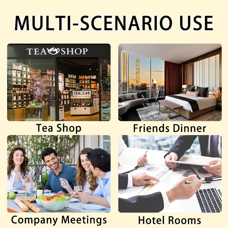 BEI CAI Tea Bags Sampler Assortment Box (50 Count) 10 Different Flavors,Perfect Variety Individually Wrapped Tea Bag,Perfect for Hotels, Offices, Food
