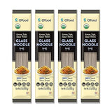 Chung Jung One Korean Sweet Potato Glass Noodle, Non GMO (Gluten Free), Vegan, No Sodium, No Sugar 3.5oz (100g), 4 PACK