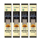 Chung Jung One Korean Sweet Potato Glass Noodle, Non GMO (Gluten Free), Vegan, No Sodium, No Sugar 3.5oz (100g), 4 PACK