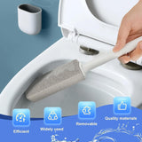 6pcs Pumice Stone Toilet Bowl Cleaner with Extra Long Handle, Replaceable Pumice Scouring Stick, Toilet Cleaning Stone, Cleaning Stone for Toilet