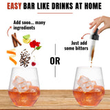 Bab Louie & Co. Cherry Bitters, Non Alcoholic Bitter for Cocktails Old Fashioned Mix (30ml/1 Fl. Oz) Bitters for Cocktails Whiskey Sour Mix, Mocktails