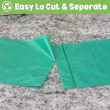 4 Gallon Trash Bag (400 ct.) 15 Liter Green Eco-friendly Garbage Bags Made W/EPI Additive(TDPA-Totally Degradable Plastic Additives) fits 2 Gal 3 Gal