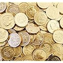 RiverFinn St. Patrick's Day Milk Chocolate Foil Wrapped Gold Quarter Coins, (10 Pounds) Perfect for Leprechaun Traps, Parties, Gifts, Favors, Game