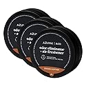 Azuna Car Air Freshener & Auto Odor Eliminator Pods Trio | Spanish Leather | Plant Powered by 100% Australian Tea Tree Oil | Long Lasting and No harsh