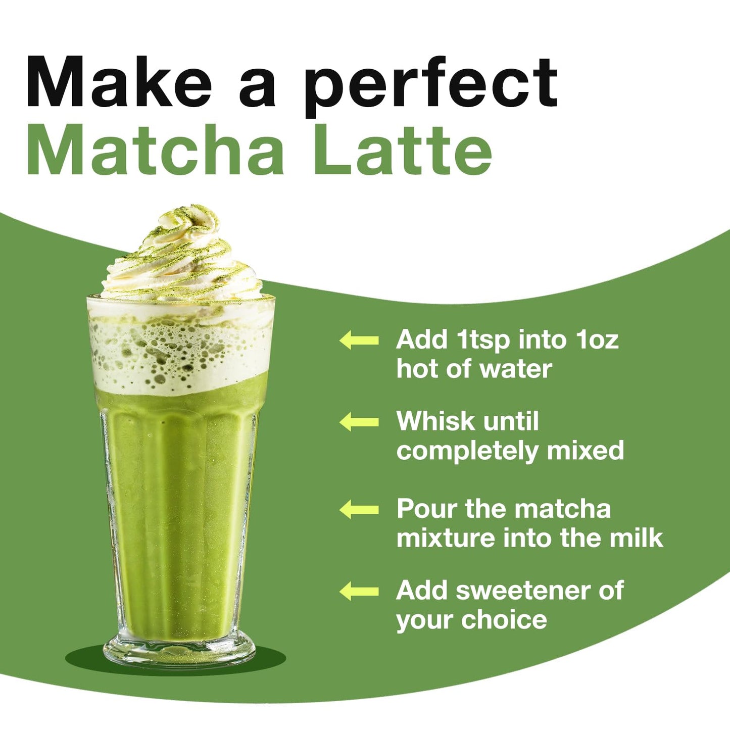 Organic Matcha Green Tea Powder-4oz(113g) Tin, 100% Natural & Pure, Ceremonial Grade, No Additives or Fillers, NO GMO