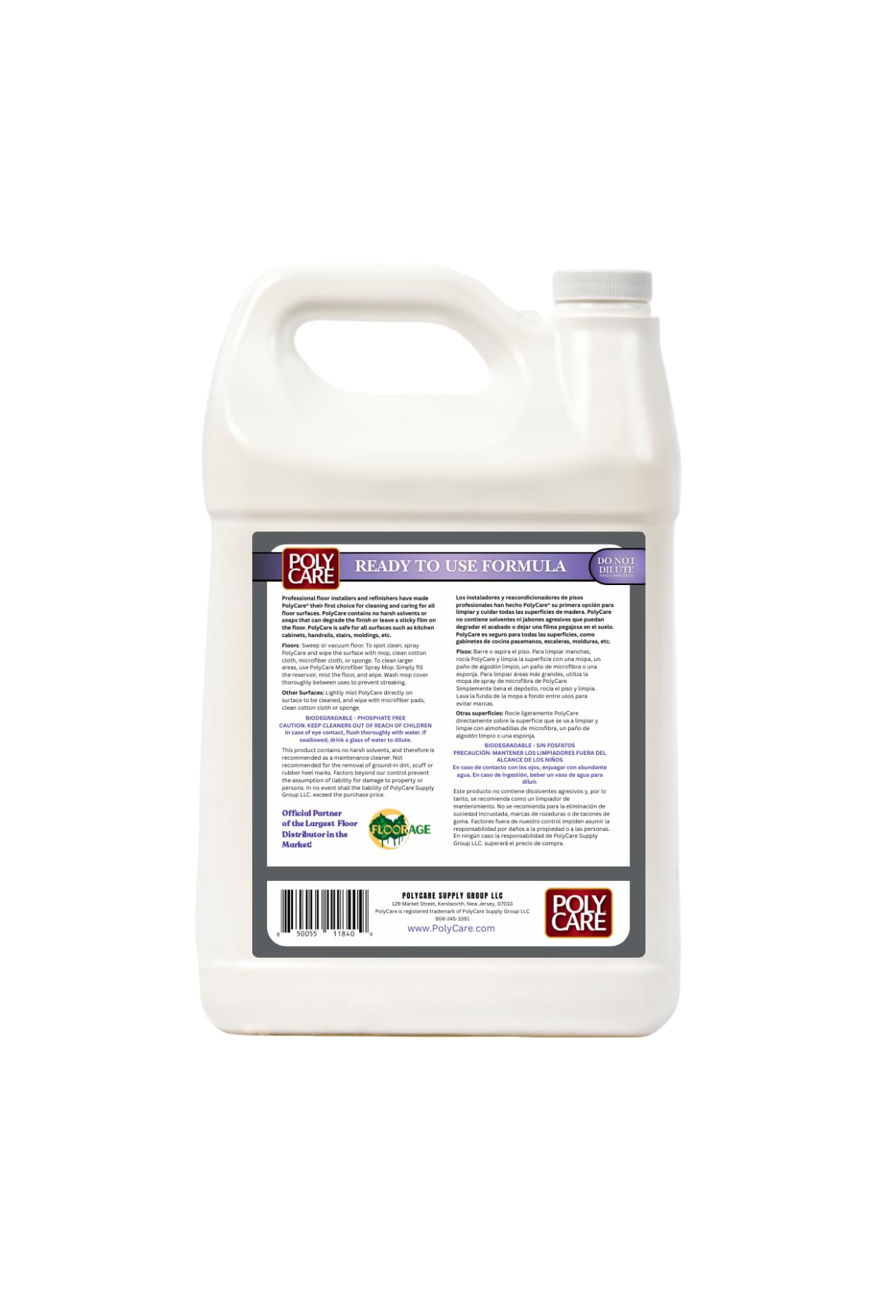PolyCare Multi-Surface Floor Cleaner Refill - 128 fl oz (1, LAVENDER)