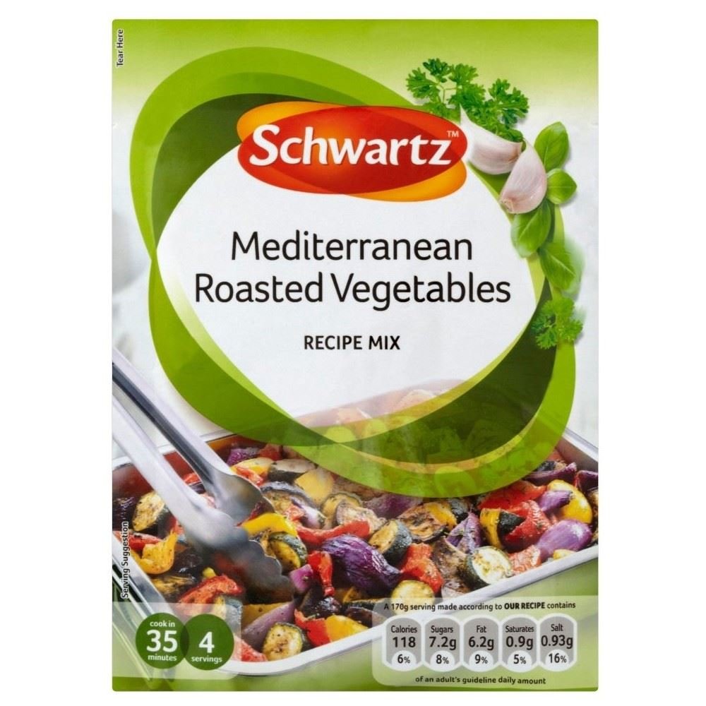 Schwartz Mediterranean Roasted Vegetables Recipe Mix (30g)