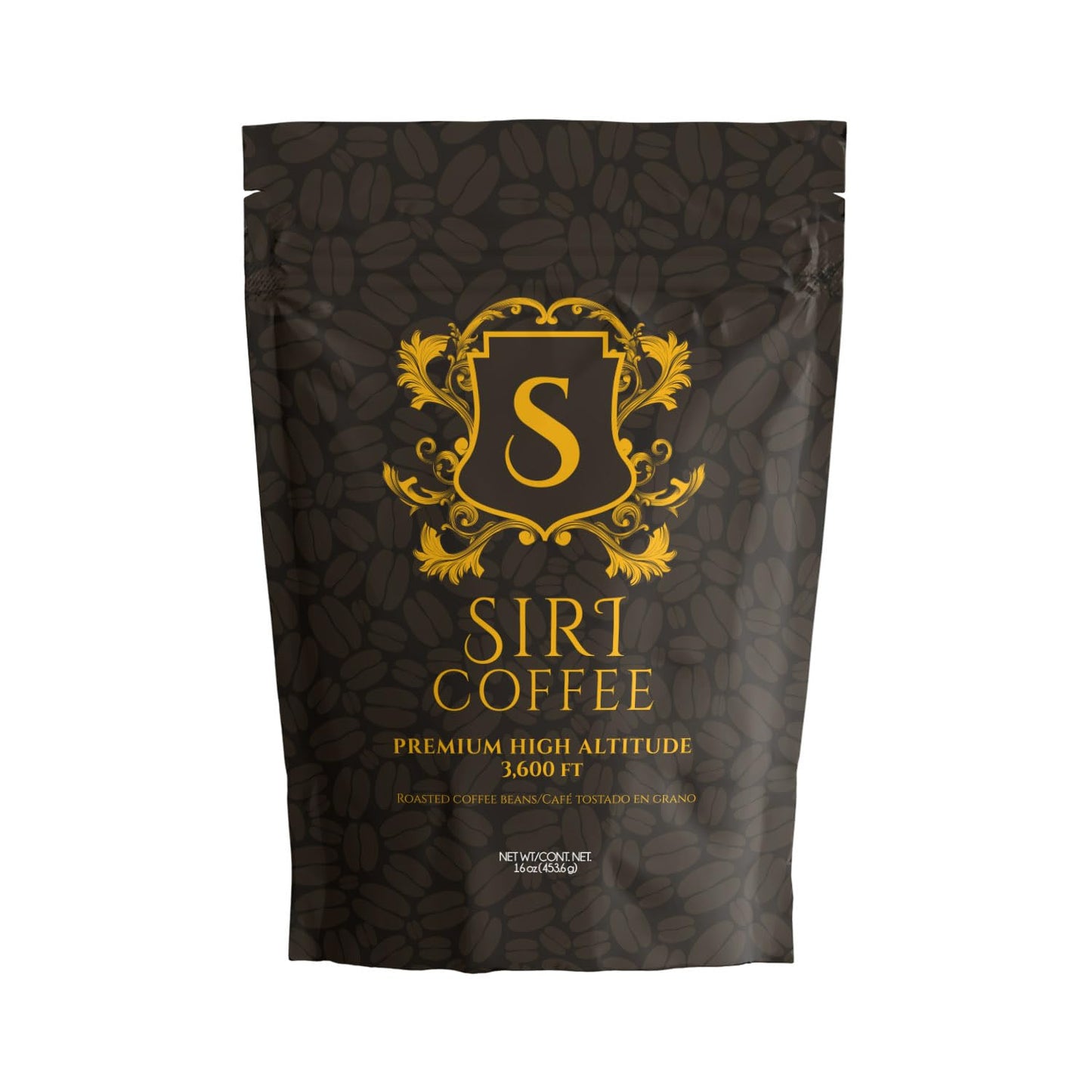 Siri Roast Coffee Beans & High Altitude Organic 1 lb, Tested for Molds & Toxins, Smooth Chocolate Notes, Light Roast Whole Bean Coffee, Premium El