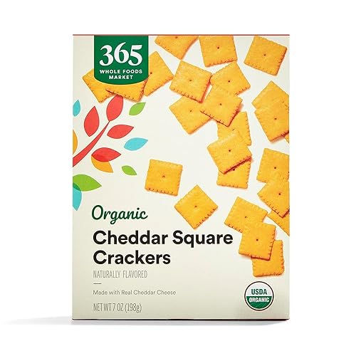 365 by Whole Foods Market Organic Cheddar Squares, 7 OZ