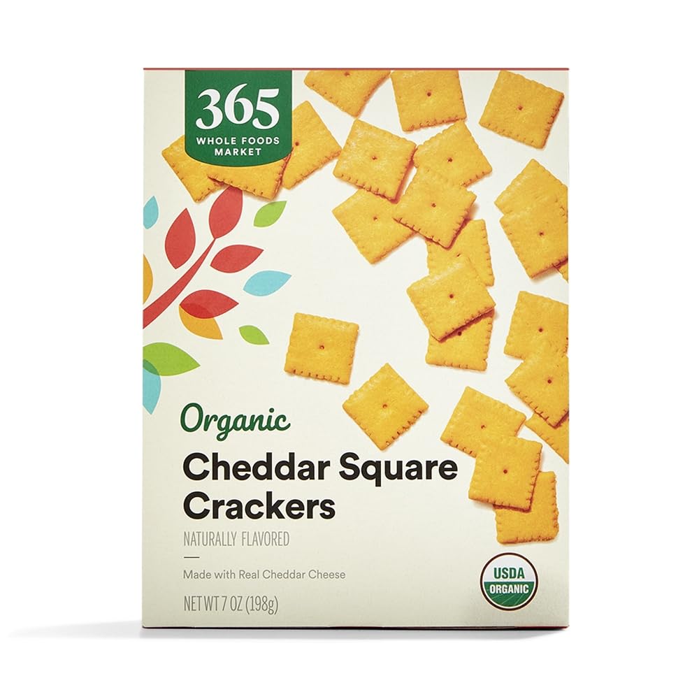 365 by Whole Foods Market Organic Cheddar Squares, 7 OZ