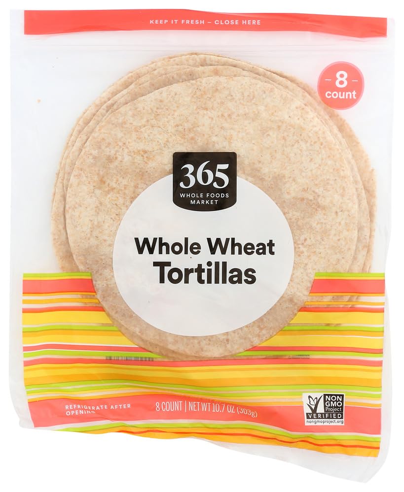 365 by Whole Foods Market, Tortillas Whole Wheat, 8 Count