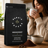 Nana's Coffee Low Acid Organic Ground Coffee 12 Oz - Single Origin Dominican Republic Medium Roast - Smooth & Stomach Friendly Specialty Coffee - 100%
