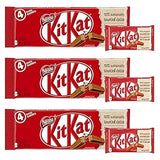 KIT KAT 4 Finger Milk Chocolate Multipack 4x45g, 3-Pack (Imported from Canada)