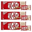 KIT KAT 4 Finger Milk Chocolate Multipack 4x45g, 3-Pack (Imported from Canada)