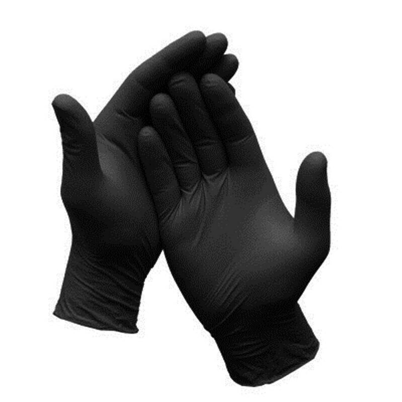 Size X-Large Black Mamba Nitrile Gloves