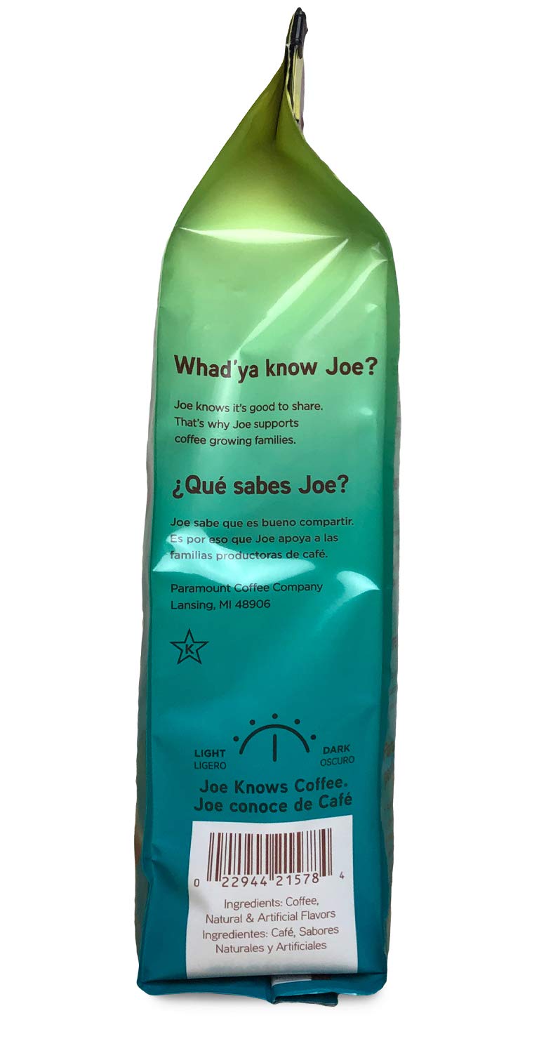 Joe Knows Coffee Coconut Crazy Joe, 12 oz Bag - Medium Roast Coffee