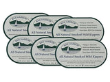 Bar Harbor Natural Smoked Wild Kippers, 6.7 oz (190g) | Naturally Wood Smoked | Ready to Eat | Naturally Rich in Omega-3 | EZ-Open, BPA-NI Lined Can