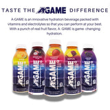 A-GAME Sports Drink, Tropical, The Ultimate Hydration Sports Beverage for Athletes, 8 Essential Vitamins including B, C, & E plus Natural Sea Salt