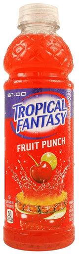 Tropical Fantasy Fruit Punch Juice Cocktail, Fruit Punch, 22.5 Fl Oz