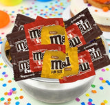 MM Assorted Fun Size Packs-1.5 lbs Packs Milk Chocolate, Peanut, and Peanut Butter Combo American Candy Bulk Pantry Party Size Wholesale Multipack