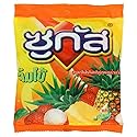 Sugus Jumbo, Lychee and Pineapple Flavor Candy Mix Fruit Juice 94.5g