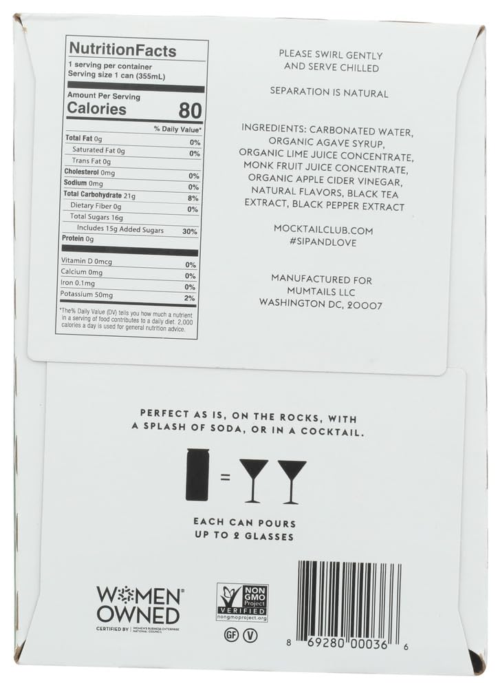 Mocktail Club Havana Twist 4pk, 12 FZ