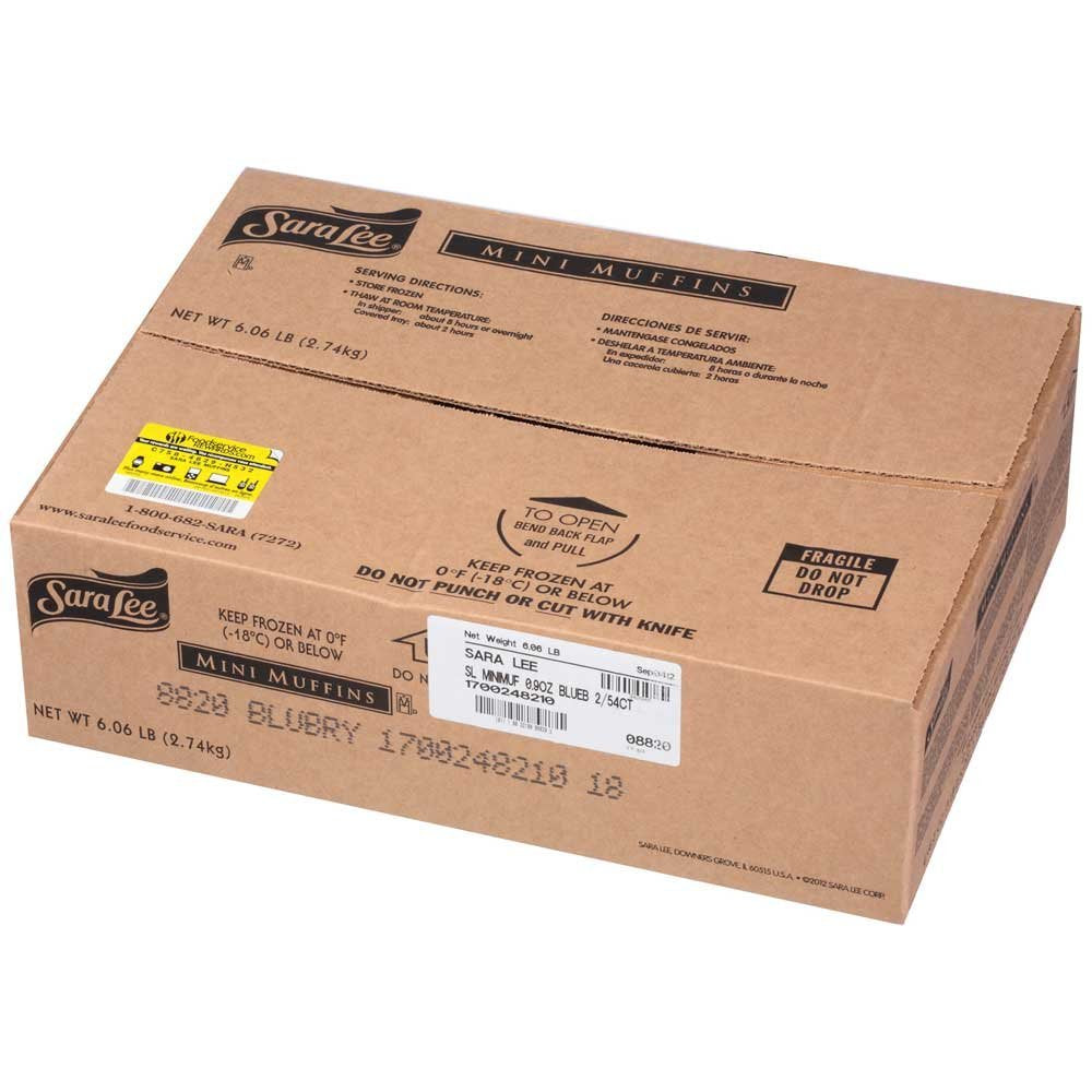 Chef Pierre Mini Blueberry Muffin, 0.9 Ounce -- 108 per case.