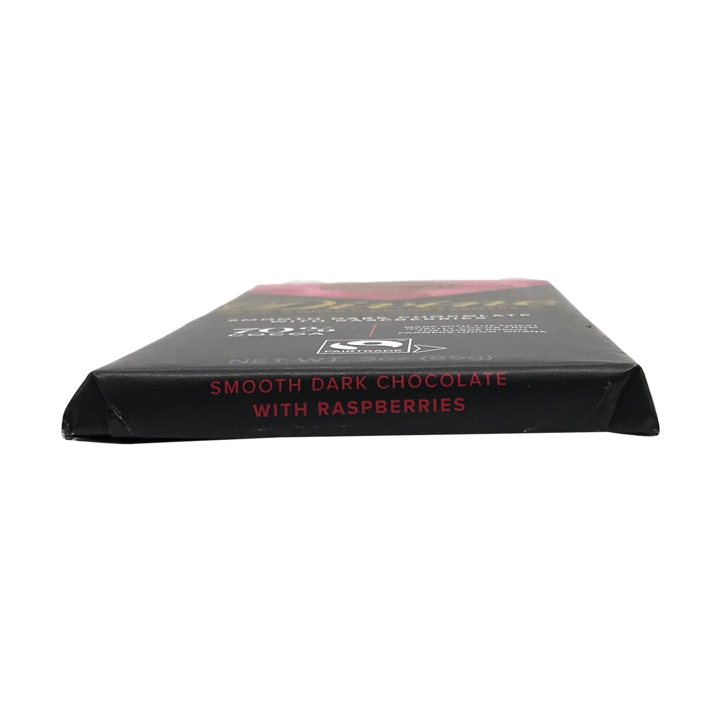 Divine Chocolate, Bar Dark Chocolate Raspberries 70%, 3 Ounce