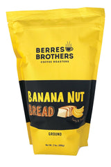 Berres Brothers Banana Nut Bread Flavored Ground Coffee, 2 Pound Package Caffeinated Coffee, Medium Roast, 2 lb