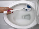 Unger No-Drip Toilet Brush Set, Flexible Neck Scrubber with Portable Carrying Caddy Holder, Discreet Bathroom Cleaning Supplies, Scrub Tough Stains