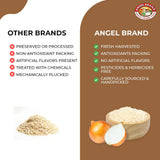 Angel Brand Minced Onion - 16 oz Bottle - Dehydrated Dried Onion Flakes, Perfect for Cooking, Seasoning, and Recipes.