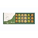 OMNIYA Delicacy Golden Dates - Luxury Date Dessert Treats, 27 Pieces w/Pistachio, Lotus, Sesame & Almond - Gourmet Mediterranean Gift Box