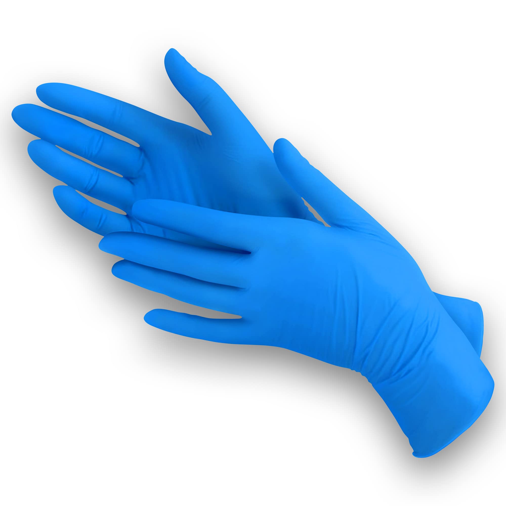 Green Direct Nitrile Disposable Gloves, Food Prep Kitchen Cooking and Cleaning Gloves Disposable Latex Free, and Powder Free Size Medium, Pack of 100