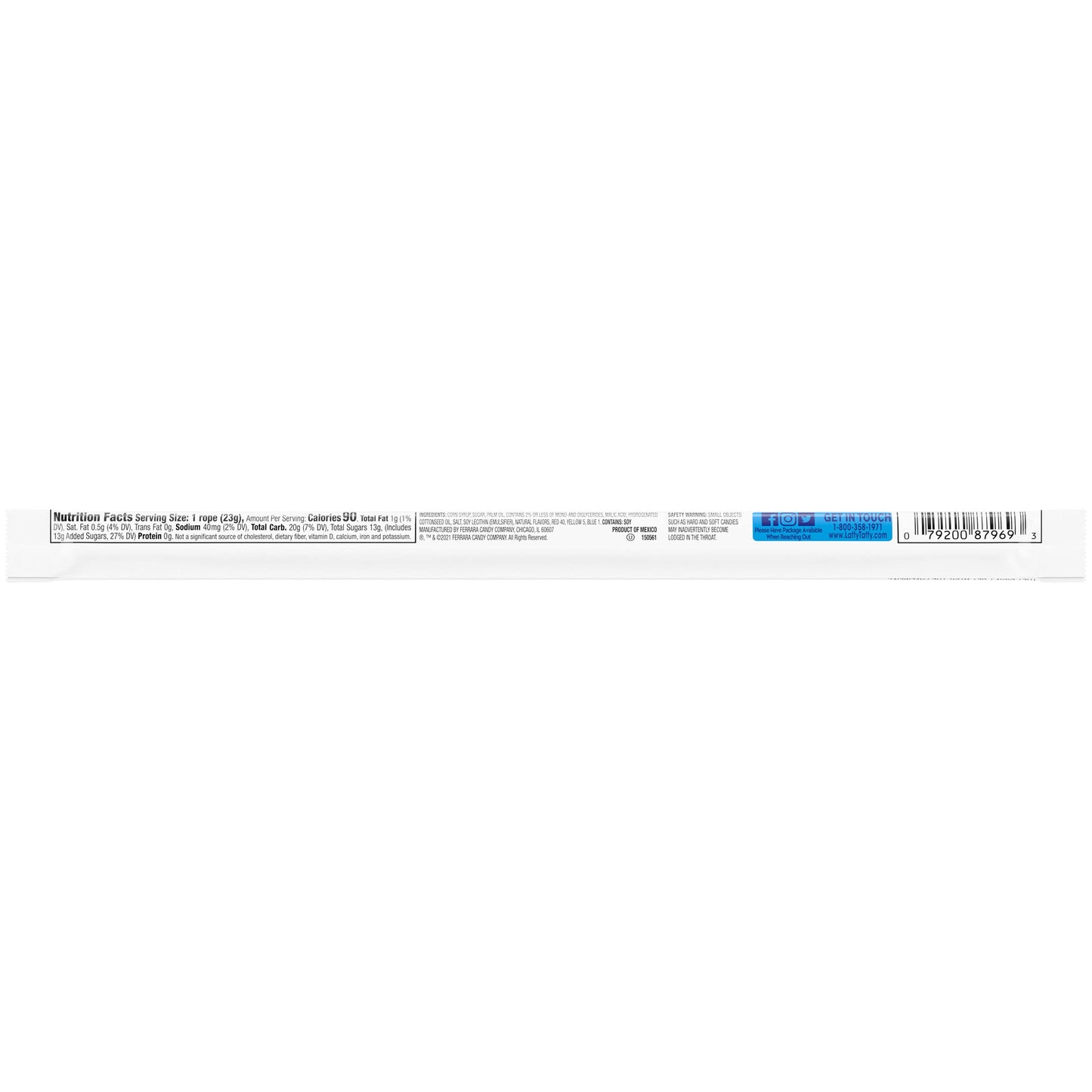 Laffy Taffy 2 Flavor Mystery Swirl Rope .81-oz. - Case of 24