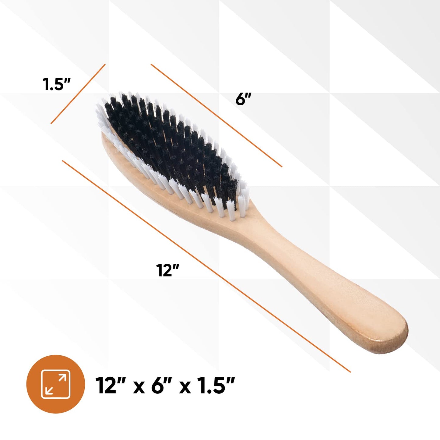 Clothes Brush Garment Brush Sturdy Bristles, Garment Lint Remover, Wool Suits, Lint Brush, Pet Hair Removel, Suede, Dust, Hat Brush Durable Wood