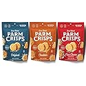 ParmCrisps Cheese Variety Pack, Made Simply with 100% REAL Cheese | Original Parmesan, Cheddar, Four Cheese | Healthy Keto Snacks, Low Carb, High