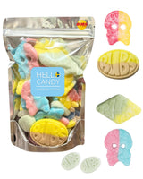 HELLO CANDY Swedish BUBS Candy MIX #1, Assorted Sweet & Sour Flavors, 0.5 lb Bag - Soft Fruit Chews, Scandinavian Sweets for Kids & Adults