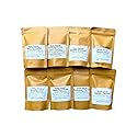 Roses Natural Powder Laundry Scent Booster - Discovery Set, Textile Deodorizer, Handcrafted Plant-based Ingredients, 8 Packs, each 4 Oz