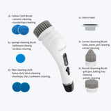 Benifi Electric Spin Scrubber Full-Body IPX7 Waterproof Cordless Bathroom Cleaning Brush with Power LCD Display and 8 Brush Heads
