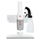 Sharper Image® 2-in-1 Window Vacuum Cleaner Kit - Cordless Squeegee, Spray Bottle, 11" Blade, 2 Washable Microfiber Pads| Cleaning Supplies Tool Set|