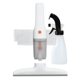 Sharper Image® 2-in-1 Window Vacuum Cleaner Kit - Cordless Squeegee, Spray Bottle, 11" Blade, 2 Washable Microfiber Pads| Cleaning Supplies Tool Set|