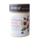 Herbal Tea Cellar Hibiscus Berry Delight - Premium Full-Leaf Organic Hibiscus & Blueberry Herbal Tea | Bright, Fruity & Rich in Antioxidants |