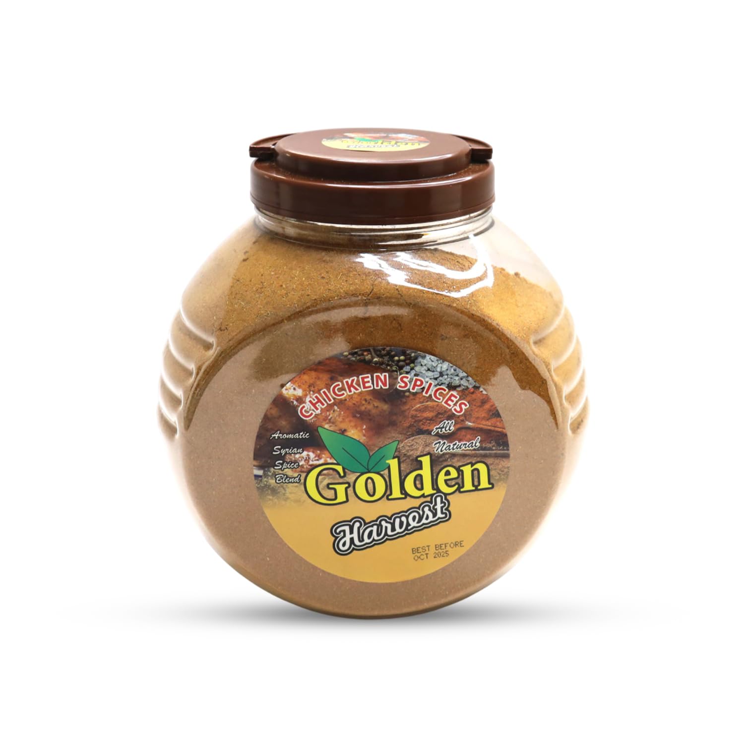 Golden Harvest Chicken Spice Blend - 5 lbs (2.26kg) Bulk Pack - All Natural Middle Eastern Seasoning Mix - For Roasted Chicken, Marinades, Grilling